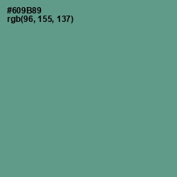 #609B89 - Patina Color Image