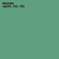 #60A080 - Silver Tree Color Image