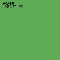 #60AB55 - Asparagus Color Image