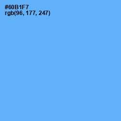 #60B1F7 - Cornflower Blue Color Image