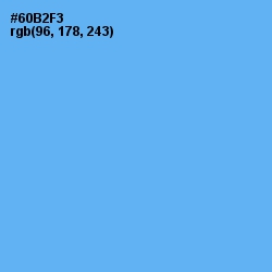 #60B2F3 - Picton Blue Color Image