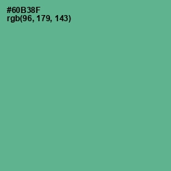 #60B38F - Silver Tree Color Image