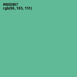 #60B997 - Silver Tree Color Image