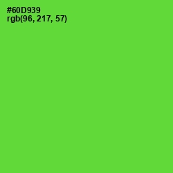 #60D939 - Bright Green Color Image