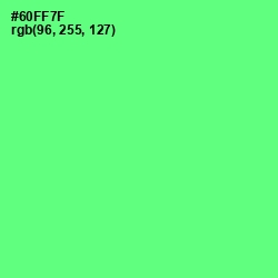 #60FF7F - Screamin' Green Color Image