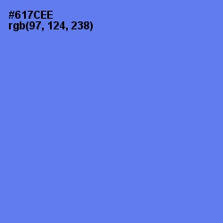 #617CEE - Royal Blue Color Image