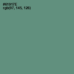 #61917E - Viridian Green Color Image