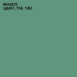 #61967E - Viridian Green Color Image