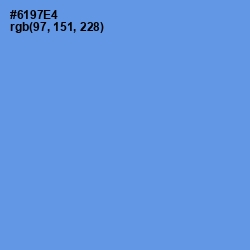 #6197E4 - Cornflower Blue Color Image