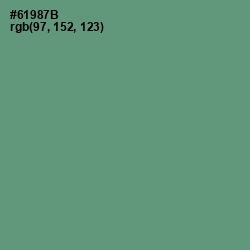 #61987B - Viridian Green Color Image