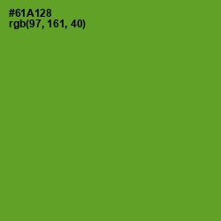 #61A128 - Olive Drab Color Image