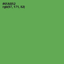 #61AB52 - Asparagus Color Image