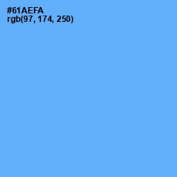 #61AEFA - Cornflower Blue Color Image