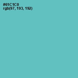 #61C1C0 - Downy Color Image