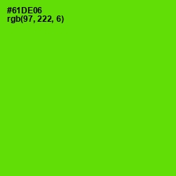 #61DE06 - Bright Green Color Image