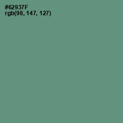 #62937F - Viridian Green Color Image