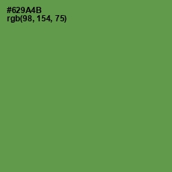 #629A4B - Glade Green Color Image