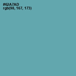 #62A7AD - Gumbo Color Image
