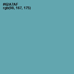 #62A7AF - Gumbo Color Image