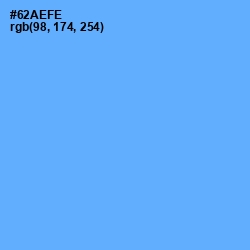 #62AEFE - Cornflower Blue Color Image