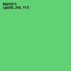 #62D075 - Pastel Green Color Image