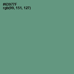 #63977F - Viridian Green Color Image