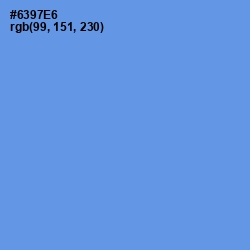#6397E6 - Cornflower Blue Color Image