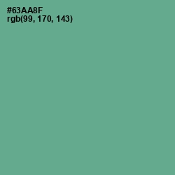 #63AA8F - Silver Tree Color Image