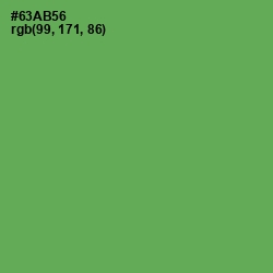 #63AB56 - Asparagus Color Image