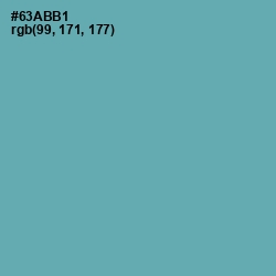 #63ABB1 - Gumbo Color Image