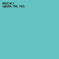 #63C4C1 - Downy Color Image