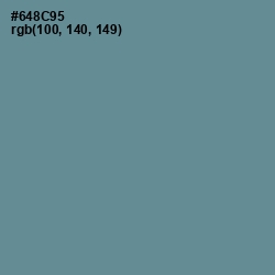 #648C95 - Hoki Color Image