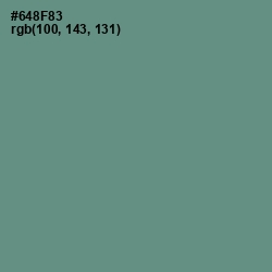 #648F83 - Patina Color Image