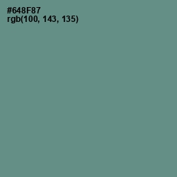 #648F87 - Patina Color Image