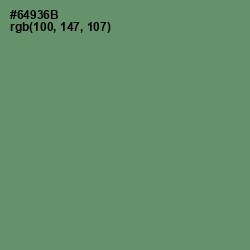 #64936B - Viridian Green Color Image