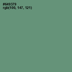 #649379 - Viridian Green Color Image