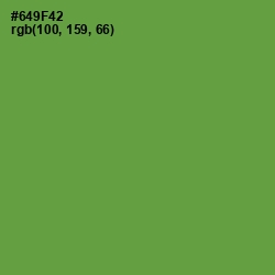 #649F42 - Glade Green Color Image