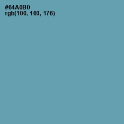 #64A0B0 - Gumbo Color Image