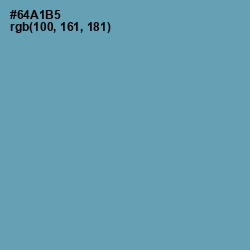 #64A1B5 - Gumbo Color Image