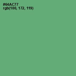 #64AC77 - Fern Color Image