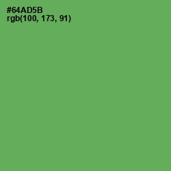 #64AD5B - Asparagus Color Image