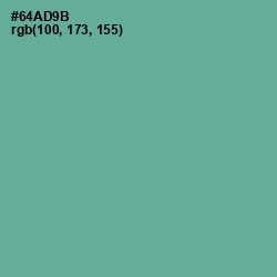 #64AD9B - Silver Tree Color Image