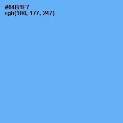 #64B1F7 - Cornflower Blue Color Image