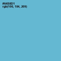 #64B8D1 - Shakespeare Color Image