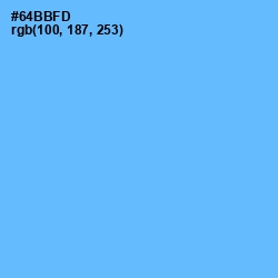 #64BBFD - Picton Blue Color Image