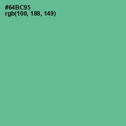 #64BC95 - Silver Tree Color Image