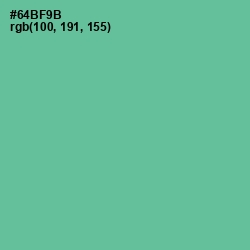 #64BF9B - Silver Tree Color Image