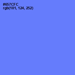 #657CFC - Royal Blue Color Image