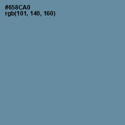 #658CA0 - Bermuda Gray Color Image