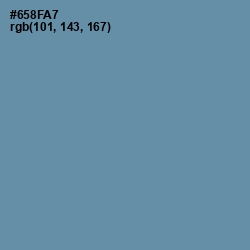 #658FA7 - Bermuda Gray Color Image